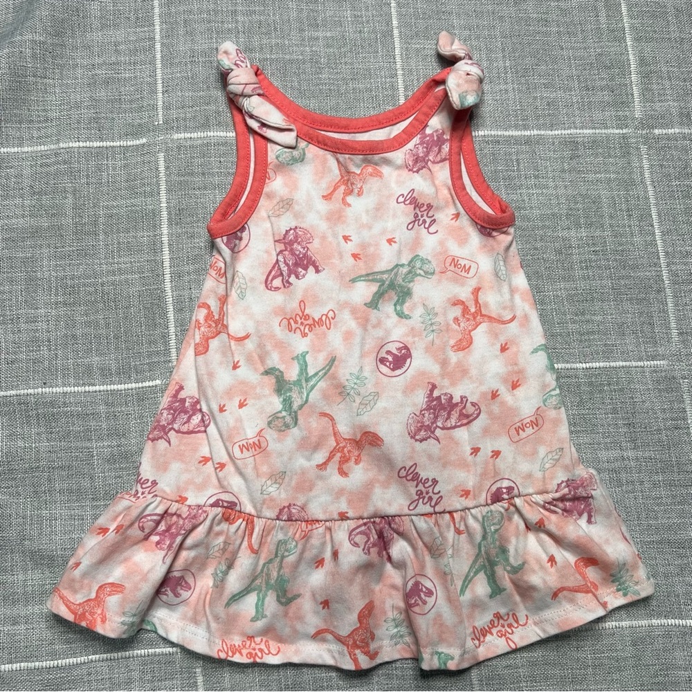 Jurassic‎ Park Dinosaur Dress Girls Pink 12 Months Jurassic World